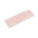 Wired Keyboard,Attoe Compact Wired USB Mini Keyboard Silent Ergonomic Cute Keyboard - Smooth Typing,Works with Mac and PC,Computer,Windows 10/8 / 7 / Vista/XP (Pink)