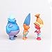 12 PCS Trolls Biggie Poppy Prince Gristle Action Figure Doll Cake Topper Toy