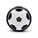 KAIKING Kids Toys Hover Ball, Air Power Soccer Disk with Powerful LED light Foam Bumpers Size 4 Boys Girls Sport Children Training Game Football with Parents Indoor (Black)