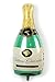 40 Inch Large Champagne Bottle Balloons Aluminum Film Balloons For Party Birthday Weeding Bar Decoration B004BO
