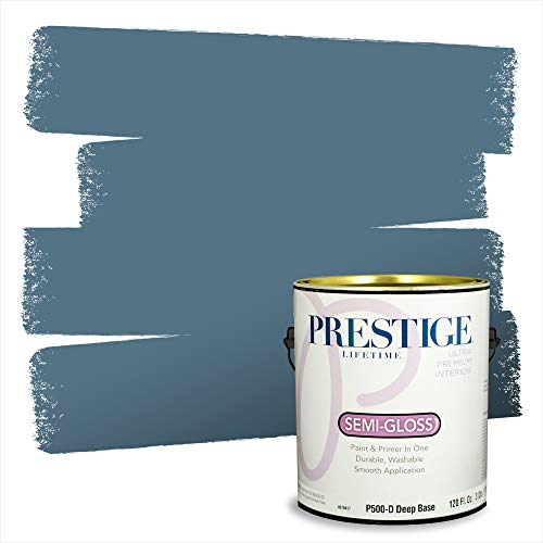 PRESTIGE Paints P500-D-1665BM Interior Paint and Primer In One Semi-Gloss Compa…