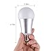 Smart LED Light Bulb, Wi-Fi Smart Bulbs, 60W Equivalent(7W) Dimmable Multicolor Changing Smartphone Controlled Daylight Night Light, Works with Amazon Alexa, Google Home Assistant, No Hub Need(E27)