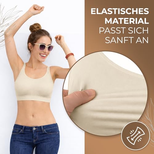 UnsichtBra Bustier, Women's Bra without Underwire, Feel-Good Bustier Top, Non-Wired Soft Bra, Sleep, Nursing, Sports Bralette in Many Colours