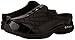Easy Spirit womens Traveltime12 Mule, Black/Silver Patent, 7.5 US