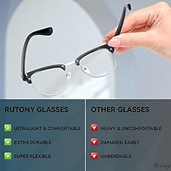 Rutony 3 Pack Blue Light Blocking Glasses Men