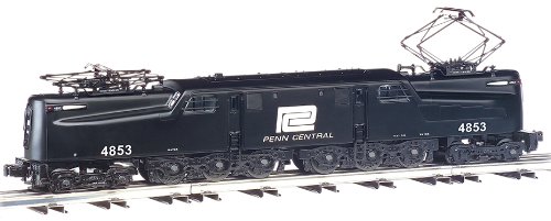Bachmann Industries GG1 Electric DCC Sound Value Locomotive Penn Central Black with White Lettering #4853 HO Scale Train Car