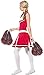 Smiffys Cheerleader Costume, Red, S - US Size 6-8