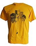 SODAtees Urban Style jungle Big City Swing Men's T-SHIRT fun - Yellow - Large