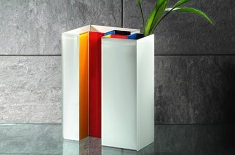 Line Up Vase Inspired By Mondrian Design By Po Selected Amazon Co