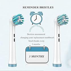 Replacement Toothbrush Heads Compatible with Oral B