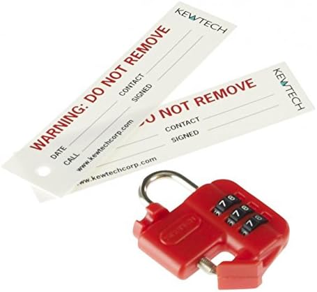Kewtech Kewlok MCB Locking Off Device, Red, No Size - Image 3