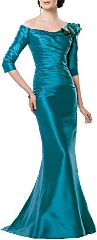 Butterfly Paradise Off-The-Shoulder Silk Dupioni Slim A-Line Dress