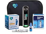 O'WELL Contour Next ONE Diabetes Testing Kit - 50 Contour Next Test Strips, Contour Next Control Solution, 50 O'WELL Lancets, O'WELL Lancing Device, Manuals & Carry Case