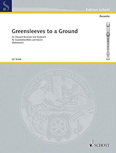 Download Greensleeves To A Ground - Flute à bec soprano et piano PDF