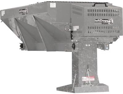 SaltDogg Truck-Mount Hopper Spreader with Extended Chute - 1.3 Cubic Yard Capacity