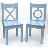 Lipper International 521-2BL Child's Chairs for Play or Activity, 12.75