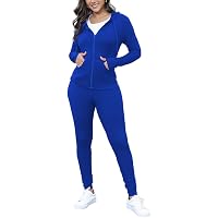 Lounge Sets HBQ Women's Two Piece Sweatsuit Set - Long Sleeve Jogger Tracksuit With Pockets 2 Piece Sweatsuit Outfit Lounge Sets HBQ Women's Two Piece Sweatsuit Set - Long Sleeve Jogger Tracksuit With Pockets 2 Piece Sweatsuit Outfit