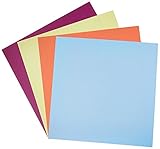 Bazzill 300546 Assorted 20 Colors/5 Each Paper (100 Pack), 12" x 12"