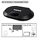 SIMOLIO 2-Channel IR Audio Transmitter - Wireless Infrared Sensor for DVD, TV & PC, Universal Car Wireless Headphone Transmitter with AUX Jack, Cigar Lighter & AC Adapter Included SM-261A
