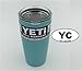Powder Coated 20oz Yeti Rambler (Turquoise)