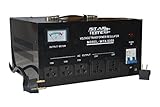 Starlite 5000 Watt Step Up/ Down Voltage Converter Transformer WTX-5000, 5 Year Warranty, Fuse Protection and Automatic Voltage Regulator - Two Way Transformer - 110 to 220 V or 220 to 110 V 110/120/220/240V