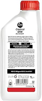 Castrol GTX 5W-30 RN17 Engine Oil 1L Renault RN17 C3 view 2