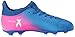 adidas Girl's X 16.3 FG J Skate Shoe, Blue/Running White, 12 M US Little Kid