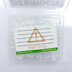 Pzsmocn 200 Pieces/100 Sets M3*6 mm PC Transparent