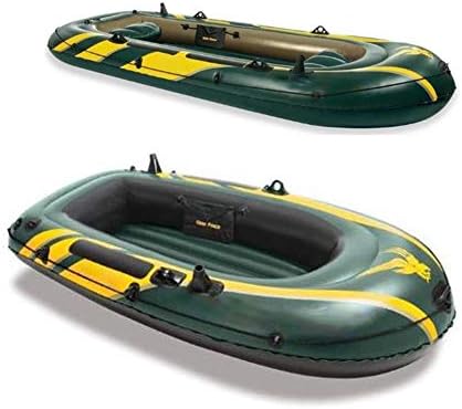 空気注入式ボートオールとポンプセット 2人用 カヌー パドルウォータースポーツ付き