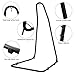 Giantex Hammock Stand Adjustable Solid Steel Construction Arc Hammock Stand for Hammock Chairs and Swings, Height Adjust from 78.5