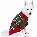 Blueberry Pet Ugly Christmas Santa Claus Holiday Season Shawl Collar Dog Sweater, Back Length 16
