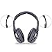 Rybozen Wireless TV Headphones Home Headset for TV Watching,TV Ears Microphone 5 in 1 Functions with Transmitter/FM Radio/3.5 MM Jack/Net Chat and Monitoring