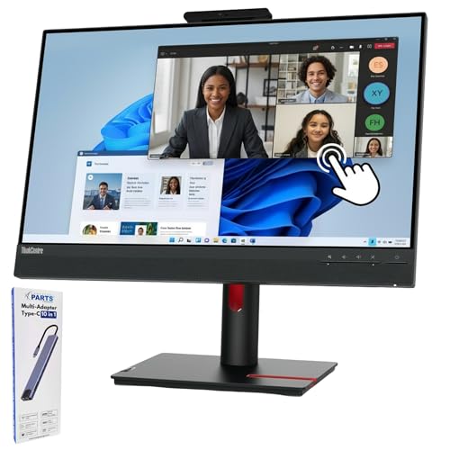 Lenovo All in one 24" Touch screen i5 8500 fino a 3.50Ghz - 16 GB RAM - 512 GB SSD -Windows 11 pro - Office e Business pc usb-c Garanzia 36 Mesi