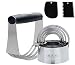 K&S Artisan Pastry Cutter Set Professional QUALITY Dough Blender + 5 Round Biscuit Cutter set with Handle Cookie Cutters Circle Heavy Duty Baking Dough Tools & Pastry Utensils in a Gift Box