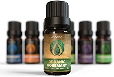 Ecodrop Rosemary Essential Oil I 10ml I Certified Organic and 100% Pure Natural & & for Aromatherapy Massage - Image 5
