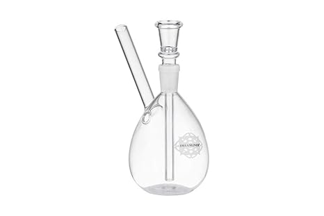 Green Clawn - The Doctor - Glasbong, Höhe: 15 cm, Ø: 10mm - leise blubbernd & sanft rauchend, The Doctor