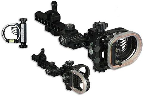 Option Archery Option 6 S Series, 8 pin Bow Sight, Black, Right Hand