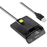 Saicoo&reg; DOD Military USB Common Access CAC Smart Card Reader, compatible with Mac OS, Win