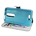 Droid Turbo 2 Case, Harryshell(TM) Wallet Folio Leather Flip Case Cover with Card Slot Stand and Wrist Strap for Motorola Droid Turbo 2