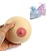 Hand Stress Reliever Ball by TISHAA, Fake Breast Squeeze Boob Ball,Hand Stress Ball with Super Cute Gift Pouch (Large)
