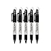 Sharpie Mini Permanent Markers with Golf Keychain Clips, Fine Point, Black Ink, Pack of 5 primary