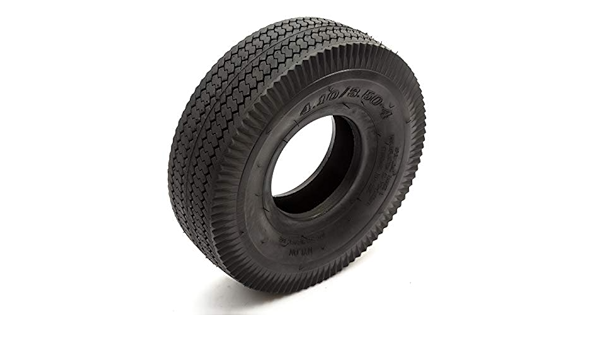 Neumático 4.10 / 3.50-4 Mini Bicicleta BMX Negro Bloque Surcos 4 Inch Llanta 4 Capas