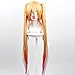 Cfalaicos 34'' Kobayashi-san Chi no Maid Dragon Tooru Cosplay Wig with 2 Clips on Ponytails