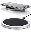 LXORY QI Wireless Charging Pad Enables Wireless Charging On All Qi Enabled Devices - Compatible with iPhone X, 8, 8 Plus, Samsung Note 8/S8/7/6 and Other Qi Ready Phones