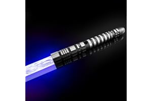 YDDSABER Light Saber,16 RGB Colors, Metal Hilt Dueling Lightsaber for Adults,4 Sound Modes, Rechargable Ghost FX Lightsabers for Kids,Boys, Xmas Gift (Black,Single)