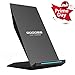 Fast Wireless Charger, GooDee 2 Coils QI Wireless Charging Stand for Samsung Galaxy S8/ S8 Plus/ S7/ S7 Edge/ S6 Edge Plus, Galaxy Note 8, Iphone 8, Iphone 8 plus, Iphone X and All Qi-Enabled Device