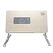 Quze Adjustable Wooden Laptop Desk Notebook Computer Stand with Built in Cooling Fan Portable, Foldable Lap Desk