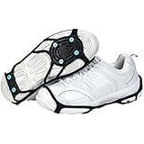 SNOTEK Lightweight Everyday Winter Ice Grips - Winter Traction Aids for Snow and Ice (Lightweight, S/M (Men: 3-7 / Women: 4-8))