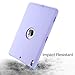 BENTOBEN Case for iPad Air (3rd Generation)10.5 2019/ iPad Pro 10.5 2017, 3 in 1 Heavy Duty Shockproof Rugged High Impact Resistant Hybrid Hard PC Soft Silicone Full Body Protective Table Case, Purple