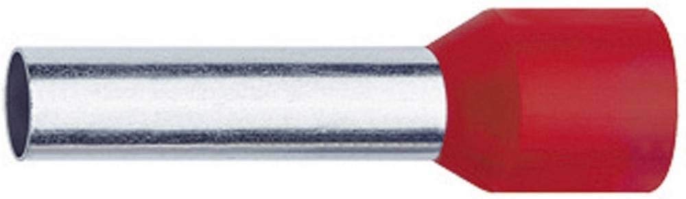 KLAUKE 33 ADERENDHUELSE DIN 46228T4 ROT 100 ST, 4 month, Ring Terminal, ISO